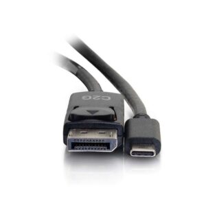 C2G Cable adaptador de USB-C a DisplayPort™ de 1,8 m, 4K 30 Hz, negro