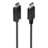 AISENS Cable conversor DisplayPort a HDMI 4K@60Hz, DP/M-HDMI/M, Negro, 0.6m