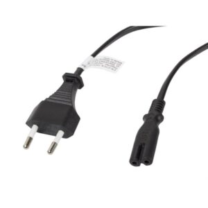 CABLE LANBERG DE ALIMENTACION OCHO CEE 7/16 A IEC320 C7  NEGRO 3M