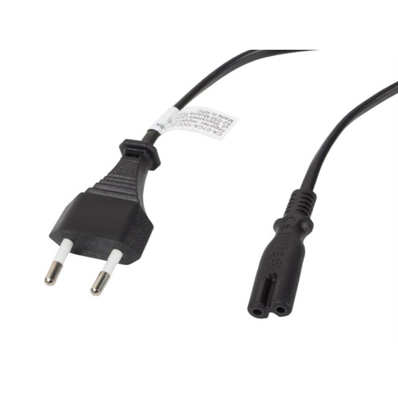 CABLE LANBERG DE ALIMENTACION OCHO CEE 7/16 A IEC320 C7  NEGRO 3M