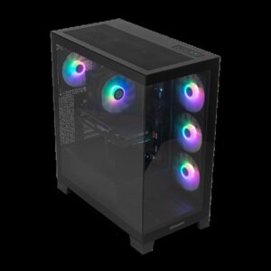 CAJA NOX HUMMER GLOCK SEMITORRE ATX FRAMELESS NEGRO