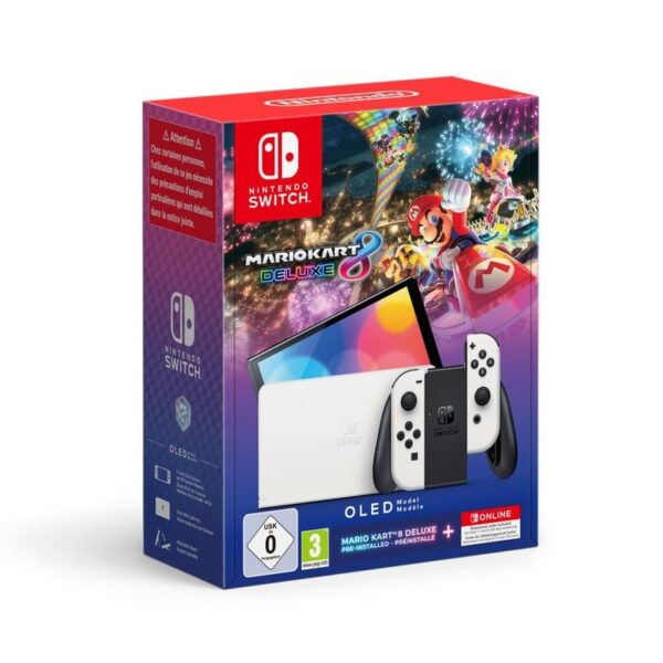 Consola Nintendo Switch Oled Blanca +