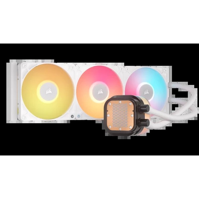KIT REFRIGERACION LIQUIDA CPU CORSAIR ICUE LINK TITAN 360 RX LCD RGB WHITE - Imagen 2