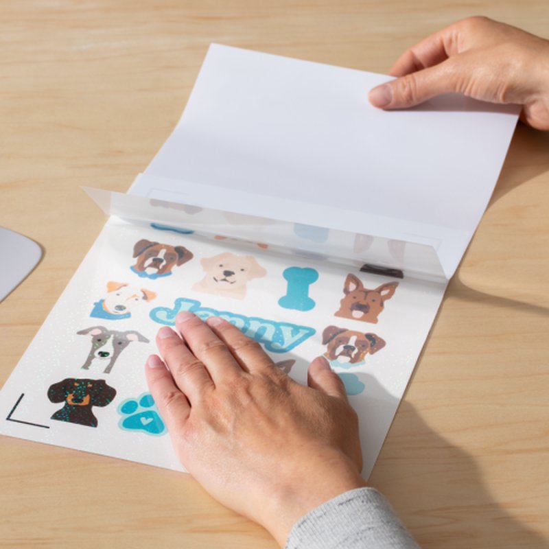 Cricut 2010354 vinilo de transferencia térmica Lámina de vinilo de transferencia térmica Vinilo de termotransferencia liso 5 hojas - Imagen 4