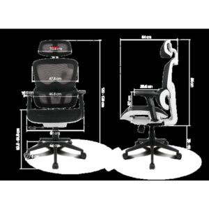 SILLA GAMING DRIFT DRAIR 200 MESH WHITE