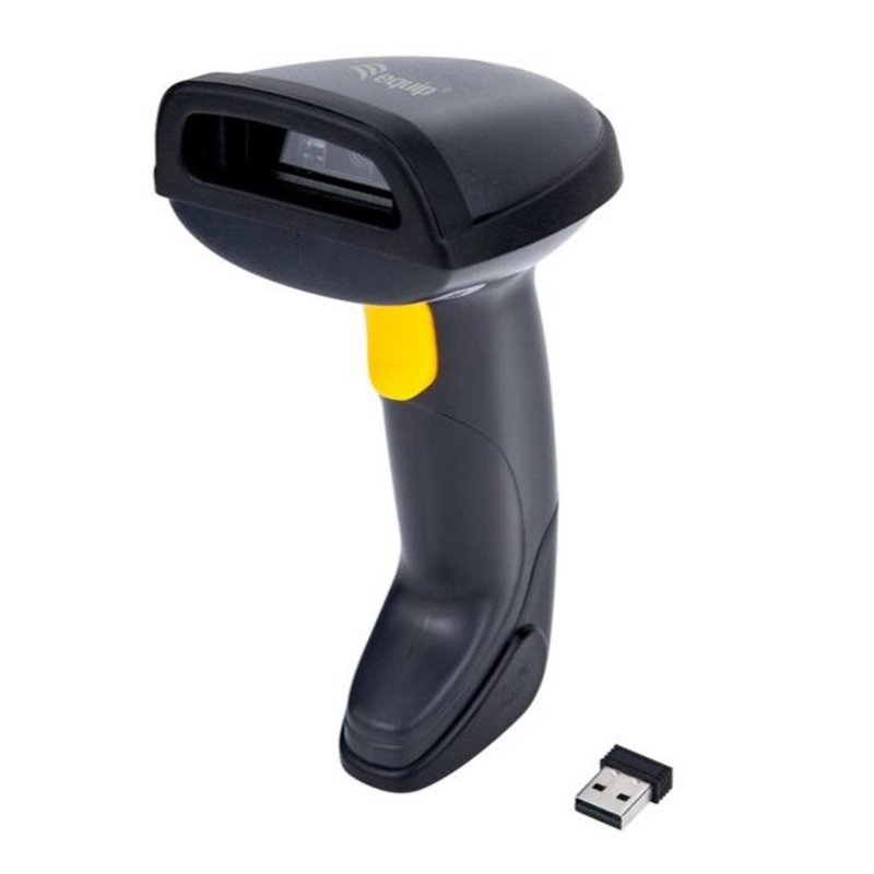 Equip 351024 lector de código de barras Lector de códigos de barras portátil 1D/2D LED Negro
