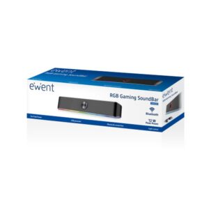 Ewent EW3525 altavoz soundbar Negro 2.0 canales 6 W
