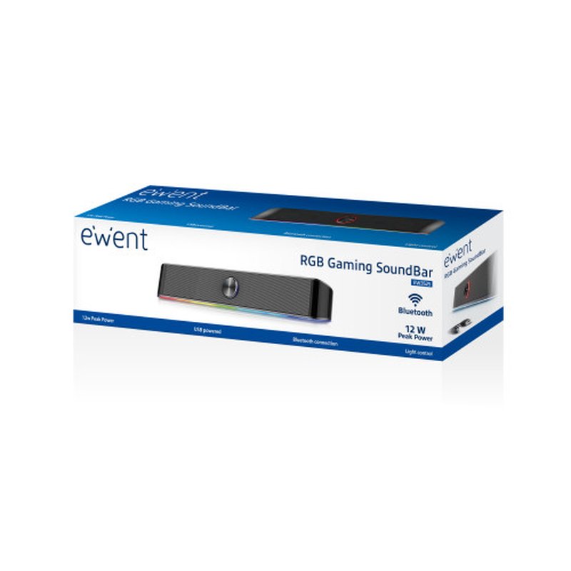 Ewent EW3525 altavoz soundbar Negro 2.0 canales 6 W - Imagen 4