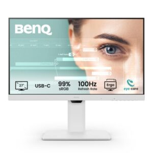 BenQ GW2786TC pantalla para PC 68,6 cm (27") 1920 x 1080 Pixeles Full HD Blanco