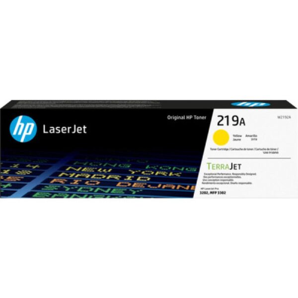 HP Cartucho de Tóner Original LaserJet 219A amarillo