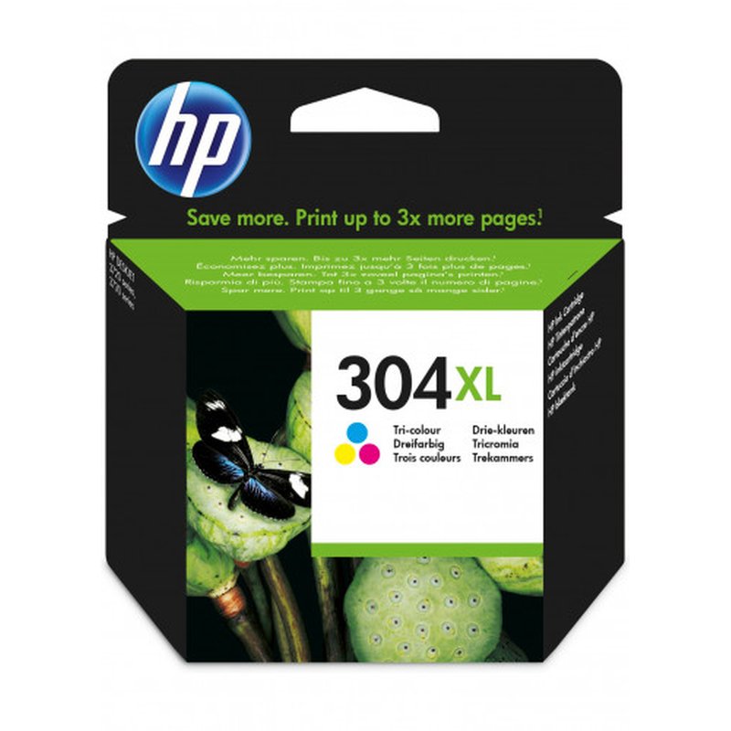 HP Cartucho de tinta Original 304XL tricolor HP Cartucho de tinta Original 304XL tricolor - Imagen 2
