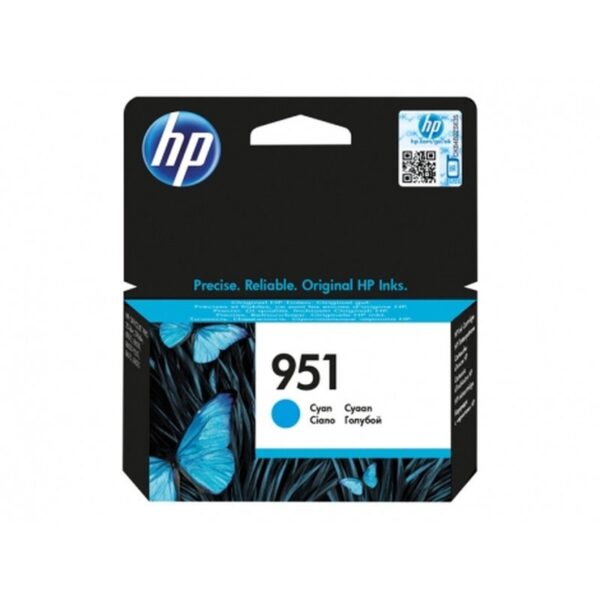 HP Cartucho de tinta original 951 cian