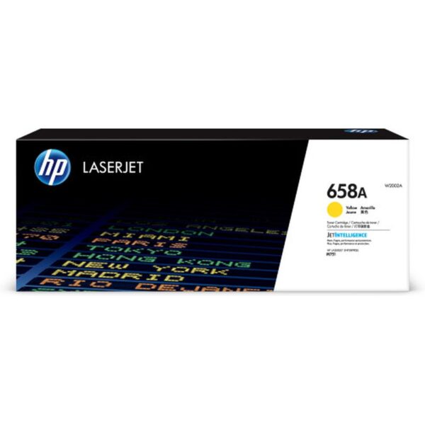 HP Cartucho de tóner Original LaserJet 658A amarillo