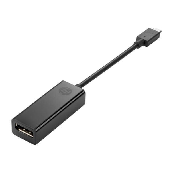 HP USB-C-zu-DP-Adapter Adaptador gráfico USB Negro