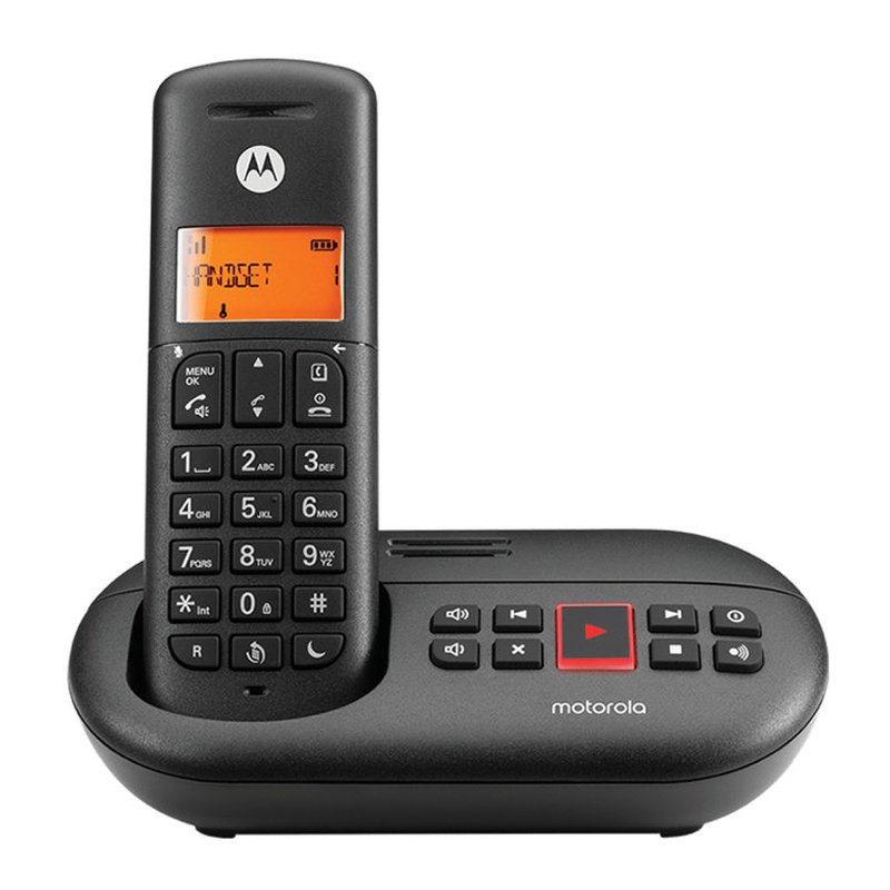 Motorola E211 Teléfono DECT Identificador de llamadas Negro Motorola E211 Teléfono DECT Identificador de llamadas Negro