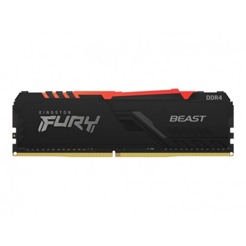 Kingston Technology FURY Beast RGB módulo de memoria 8 GB 1 x 8 GB DDR4 3600 MHz