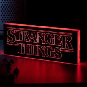 LÁMPARA STRANGER THINGS LOGOL RECTÁNGULO PALADONE REDSTRING PP9826ST