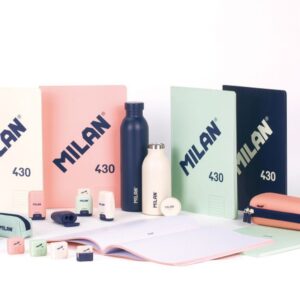 LIBRETA ENCOLADA, PAPEL CUADRICULADO, 48 HOJAS A4, SERIE 1918, VERDE MILAN 57243G48GR