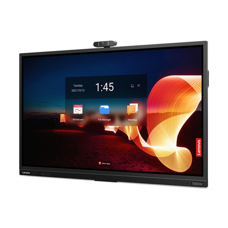 Lenovo ThinkVision T75 LED display 190,5 cm (75") 3840 x 2160 Pixeles 4K Ultra HD Pantalla táctil Negro - Imagen 2