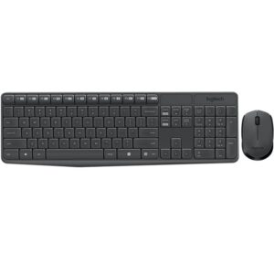 Logitech MK235 teclado Ratón incluido USB QWERTY Internacional de EE.UU. Gris