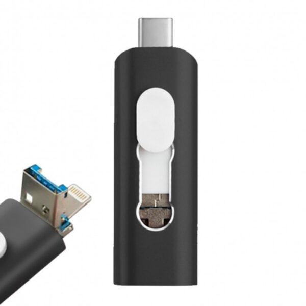 MEMORIA USB-C / LIGHTNING / USB 64GB COOL BLACK