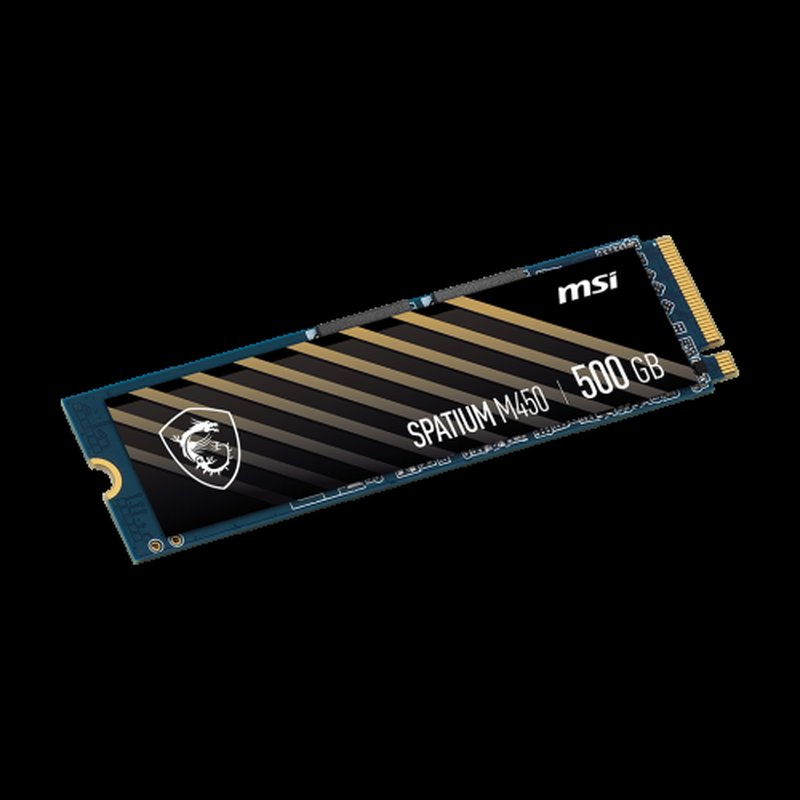 MSI SPATIUM M450 PCIe 4.0 NVMe M.2 500GB PCI Express 4.0 3D NAND - Imagen 2