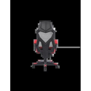 Alternative view of EROS GAMING CHAIR WITH RED ACCS