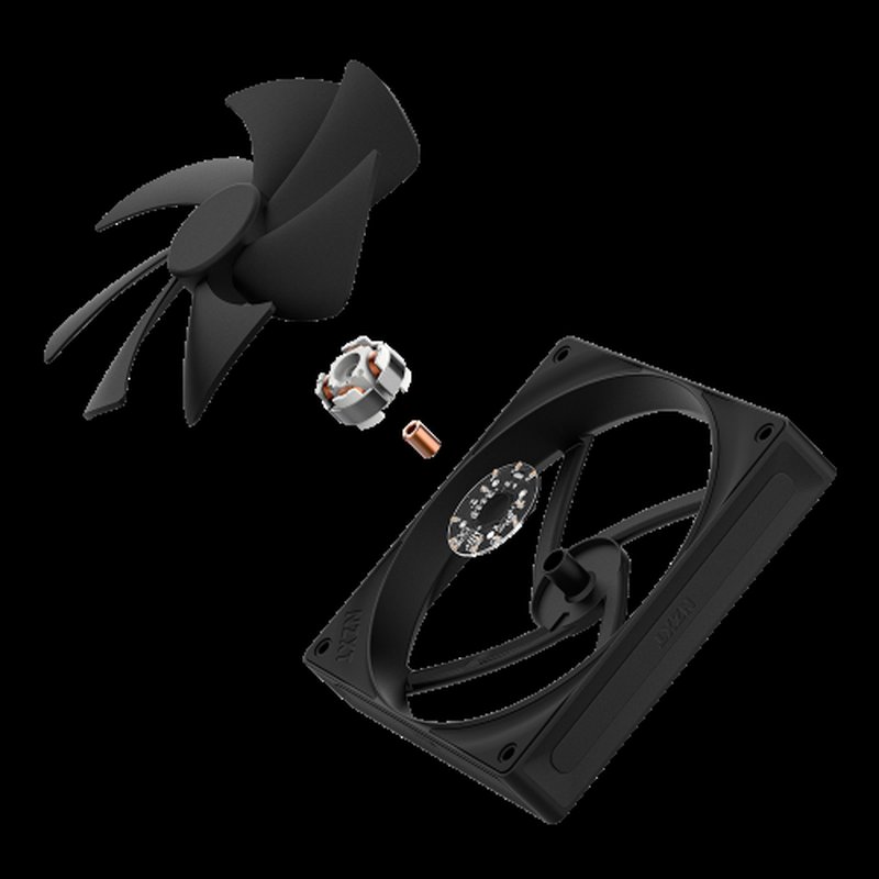 NZXT F140P Carcasa del ordenador Ventilador 14 cm Negro 1 pieza(s) - Imagen 6