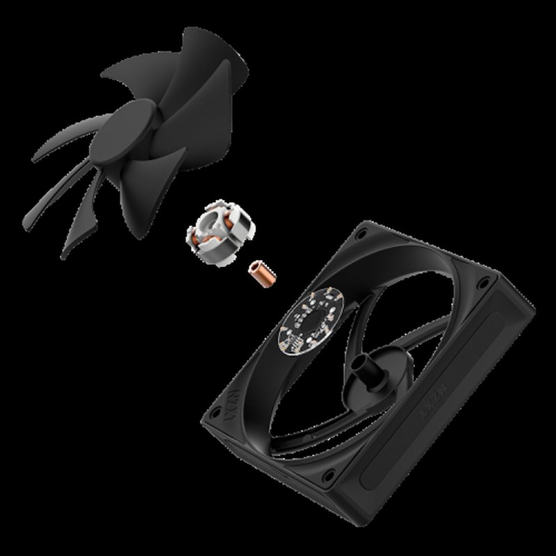 NZXT RF-P12SF-B2 sistema de refrigeración para ordenador Carcasa del ordenador Ventilador Negro 1 pieza(s) NZXT RF-P12SF-B2 sistema de refrigeración para ordenador Carcasa del ordenador Ventilador Negro 1 pieza(s) - Imagen 6