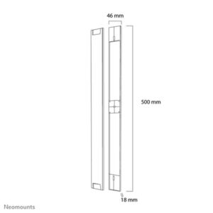 Neomounts by Newstar Canal de Cable Neomounts by Newstar Canal de Cable