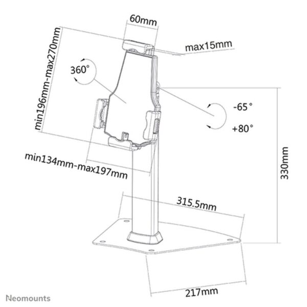 Neomounts by Newstar soporte para tabletas