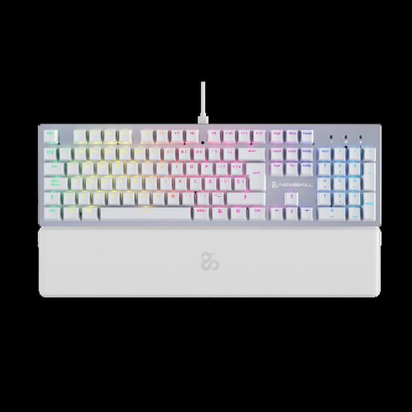 Newskill Gaming NS-KB-SERIKEV2 teclado USB QWERTY Español Blanco