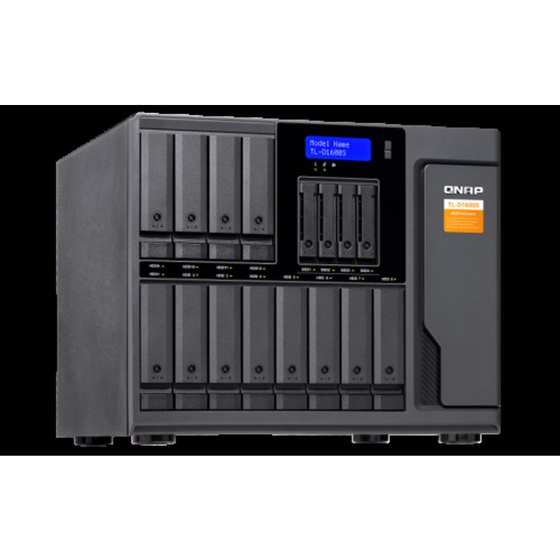 QNAP TL-D1600S caja para disco duro externo Carcasa de disco duro/SSD Negro, Gris 2.5/3.5" - Imagen 5