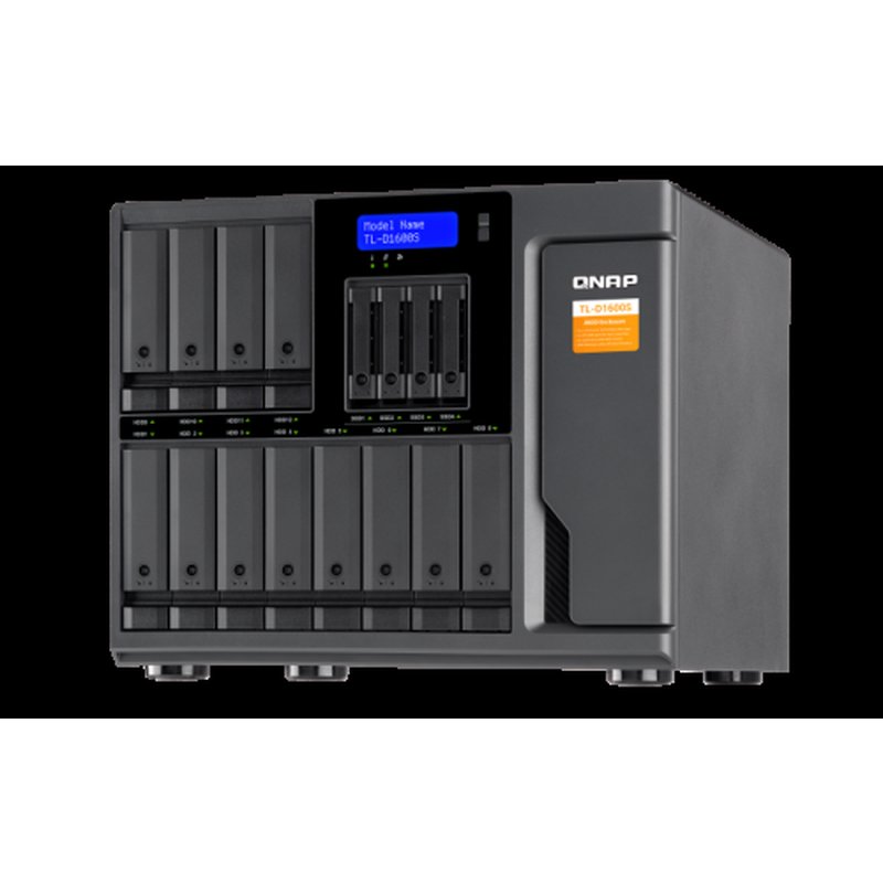 QNAP TL-D1600S caja para disco duro externo Carcasa de disco duro/SSD Negro, Gris 2.5/3.5" - Imagen 7