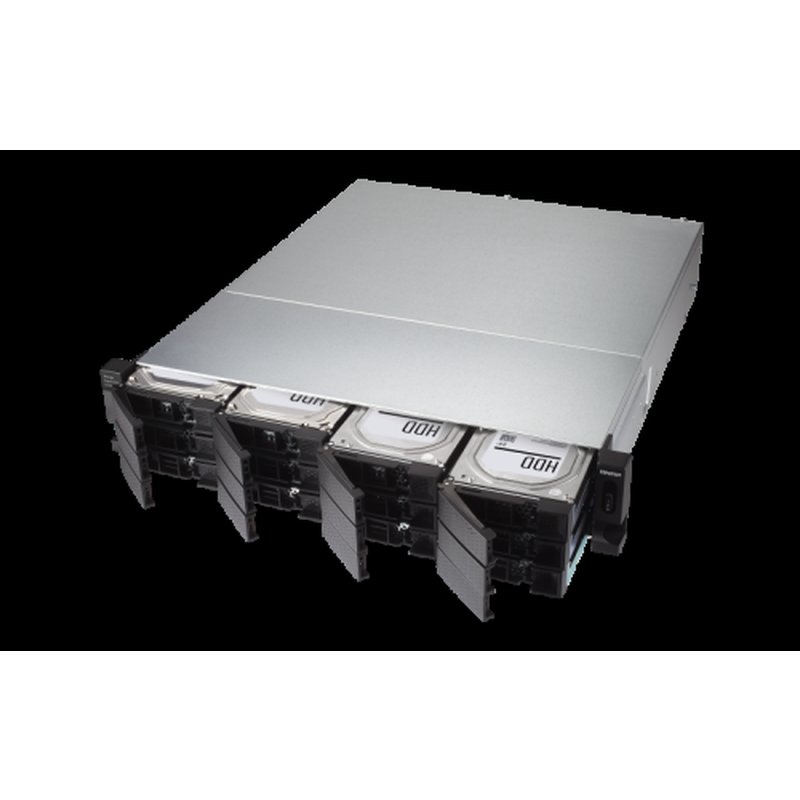 QNAP TL-R1200C-RP caja para disco duro externo Carcasa de disco duro/SSD Negro, Gris 2.5/3.5" - Imagen 7