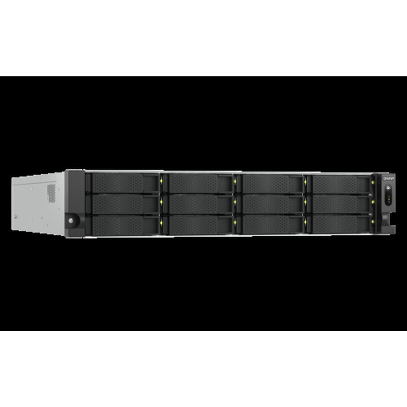 QNAP TS-H1277AXU-RP NAS Bastidor (2U) Ethernet Negro E-2136 - Imagen 2