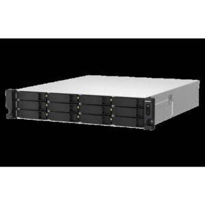 QNAP TS-h1887XU-RP NAS Bastidor (2U) Ethernet Negro, Blanco E-2334