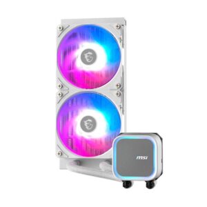 MSI MAG CORELIQUID A13 240 WHITE sistema de refrigeración para ordenador Placa base, Procesador Sistema de refrigeración líquida todo en uno 12 cm Blanco 1 pieza(s)