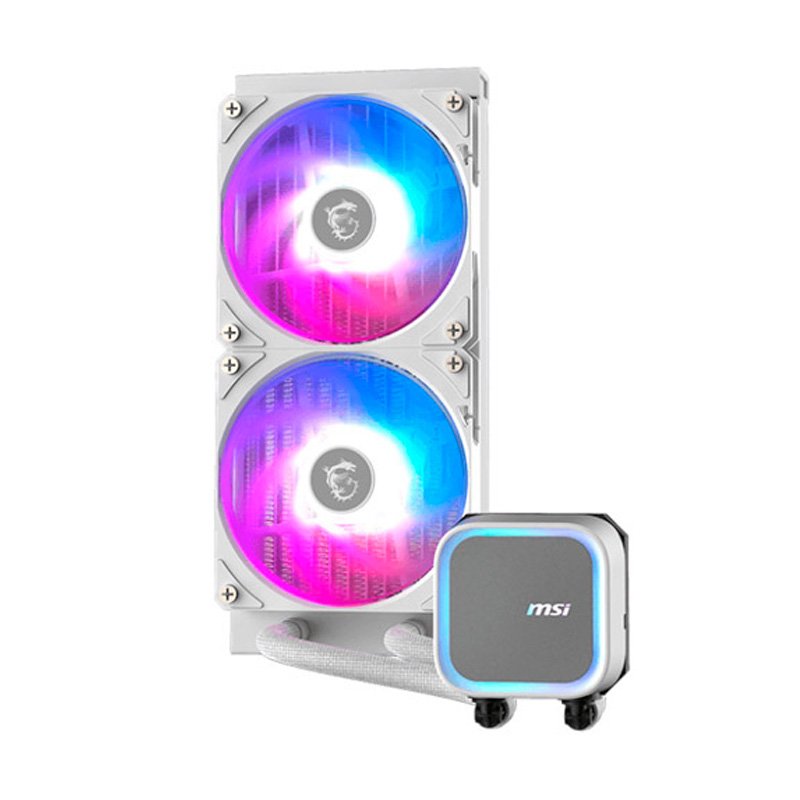MSI MAG CORELIQUID A13 240 WHITE sistema de refrigeración para ordenador Placa base, Procesador Sistema de refrigeración líquida todo en uno 12 cm Blanco 1 pieza(s) - Imagen 3
