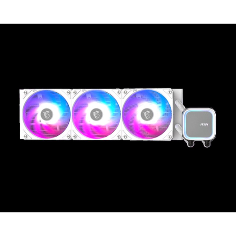 MSI MAG CORELIQUID A13 360 WHITE sistema de refrigeración para ordenador Placa base, Procesador Sistema de refrigeración líquida todo en uno 12 cm Blanco 1 pieza(s) MSI MAG CORELIQUID A13 360 WHITE sistema de refrigeración para ordenador Placa base, Procesador Sistema de refrigeración líquida todo en uno 12 cm Blanco 1 pieza(s)