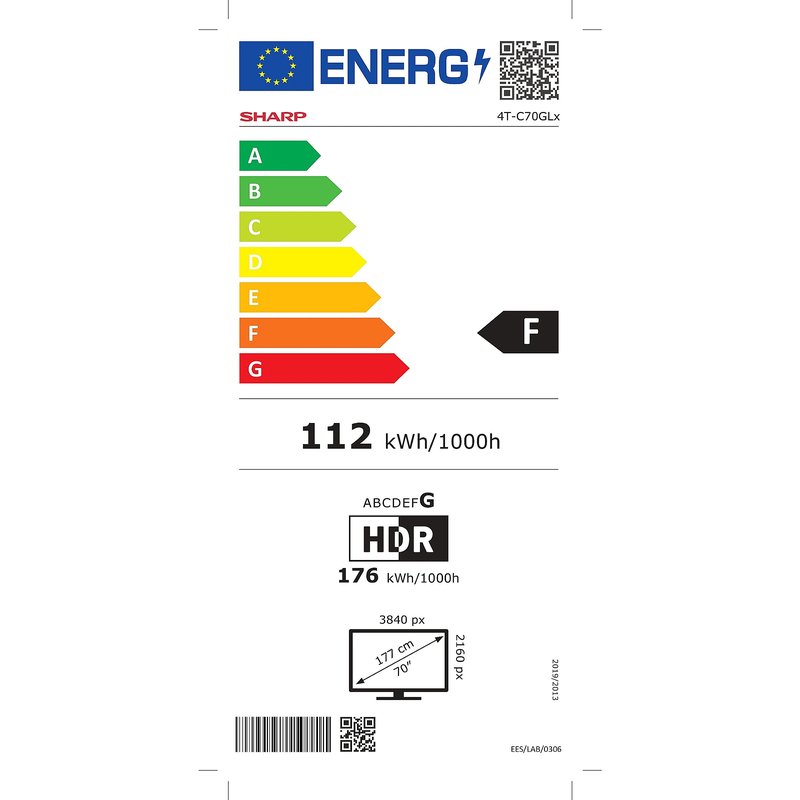 SHARP 70GL4260E, GOOGLE TV 70" 4K ULTRA HD, NEGRO - Imagen 4