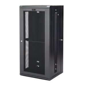 StarTech.com Armario Rack de Servidores de Pared 26U 19" - con 40,6cm/16" de Profundidad, Cierre de Seguridad y Puertas con Bisagras - Montado - Estante y Paneles Laterales Adaptables