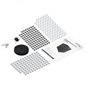 StarTech.com Armario Rack de Servidores de Pared 26U 19" - con 40,6cm/16" de Profundidad, Cierre de Seguridad y Puertas con Bisagras - Montado - Estante y Paneles Laterales Adaptables