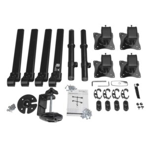 StarTech.com Brazo de Escritorio para 4 Monitores 2x2 de hasta 27" con Montaje VESA- Soporte Ergonómico con Mástil, Articulado y Altura Ajustable - Inclinación/Giro/Rotación - Abrazadera/Ojal StarTech.com Brazo de Escritorio para 4 Monitores 2x2 de hasta 27" con Montaje VESA- Soporte Ergonómico con Mástil, Articulado y Altura Ajustable - Inclinación/Giro/Rotación - Abrazadera/Ojal