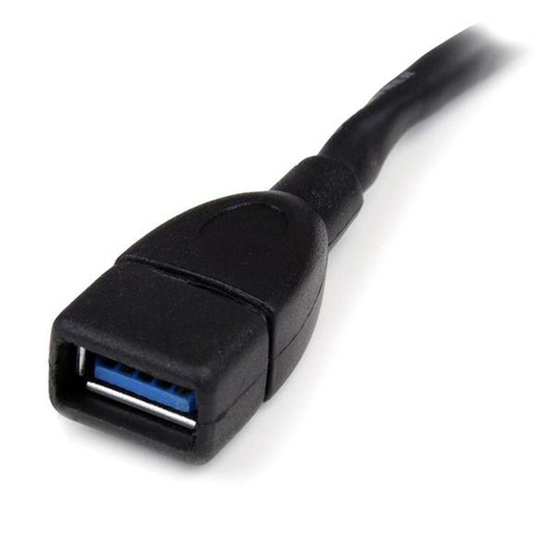 StarTech.com Cable 15cm Adaptador 2 Puertos USB 3.0 a IDC20 Header Cabezal Interno Placa Base - Negro StarTech.com Cable 15cm Adaptador 2 Puertos USB 3.0 a IDC20 Header Cabezal Interno Placa Base - Negro - Imagen 2