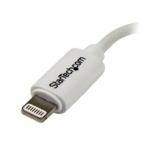 StarTech.com Cable Adaptador Blanco Micro USB a Conector Apple Lightning de 8 Pines para iPhone / iPod / iPad StarTech.com Cable Adaptador Blanco Micro USB a Conector Apple Lightning de 8 Pines para iPhone / iPod / iPad