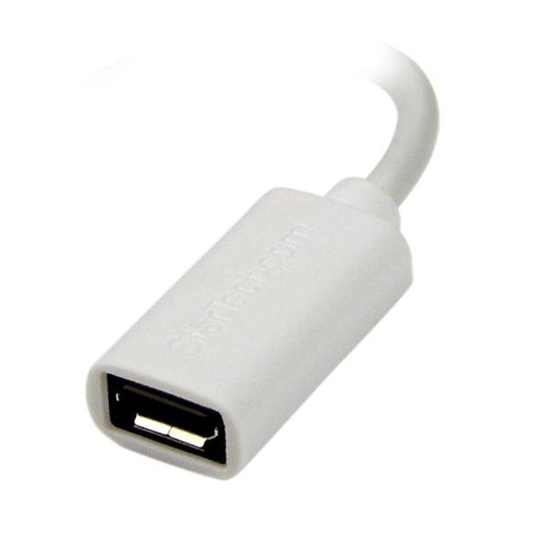 StarTech.com Cable Adaptador Blanco Micro USB a Conector Apple Lightning de 8 Pines para iPhone / iPod / iPad StarTech.com Cable Adaptador Blanco Micro USB a Conector Apple Lightning de 8 Pines para iPhone / iPod / iPad - Imagen 4