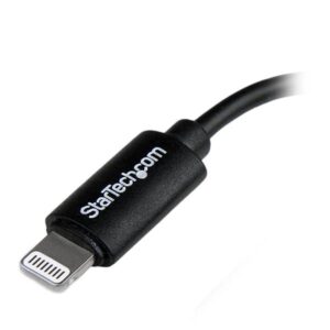 StarTech.com Cable Adaptador Lightning de 8 Pin a Micro USB B USB 2.0 para Apple iPod iPhone 5 iPad - Negro StarTech.com Cable Adaptador Lightning de 8 Pin a Micro USB B USB 2.0 para Apple iPod iPhone 5 iPad - Negro