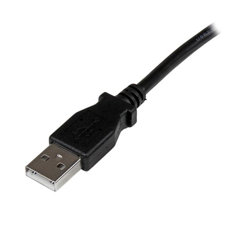 StarTech.com Cable Adaptador USB 2m para Impresora Acodado - 1x USB A Macho - 1x USB B Macho en Ángulo Derecho - Imagen 2