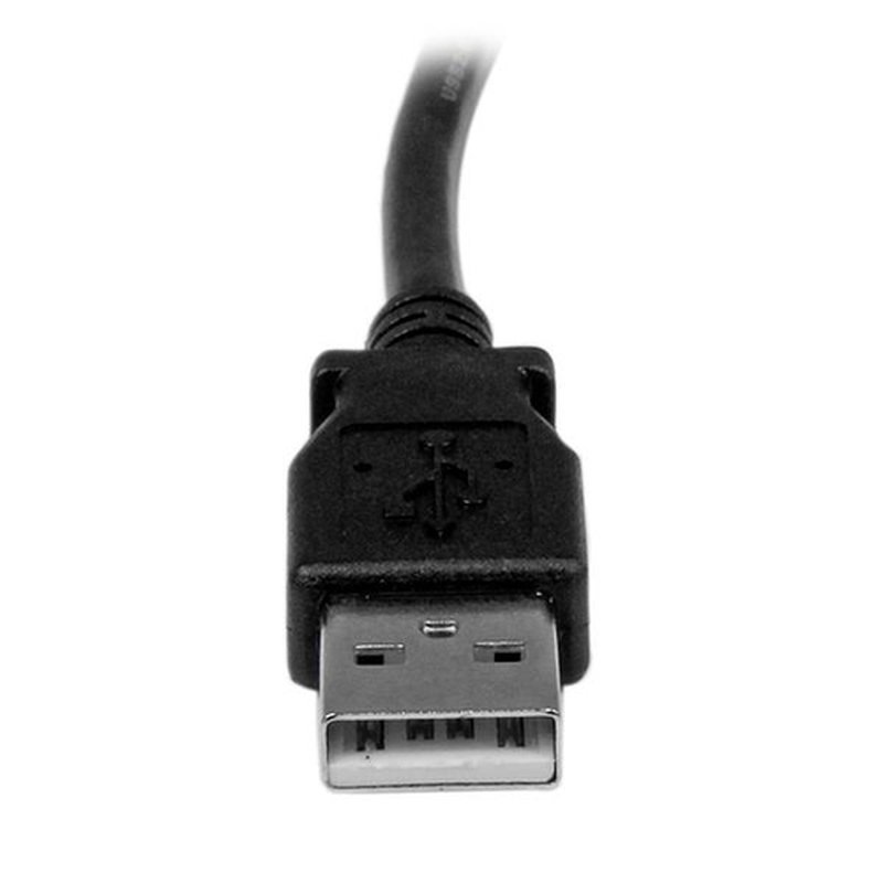 StarTech.com Cable Adaptador USB 2m para Impresora Acodado - 1x USB A Macho - 1x USB B Macho en Ángulo Derecho - Imagen 3
